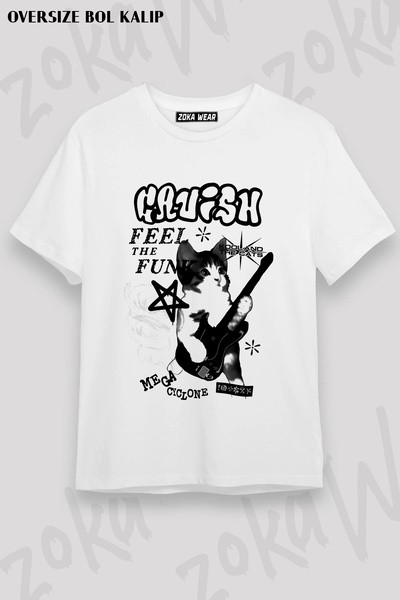 ZOKAWEAR Y2K Vintage Cats Printed T-Shirt