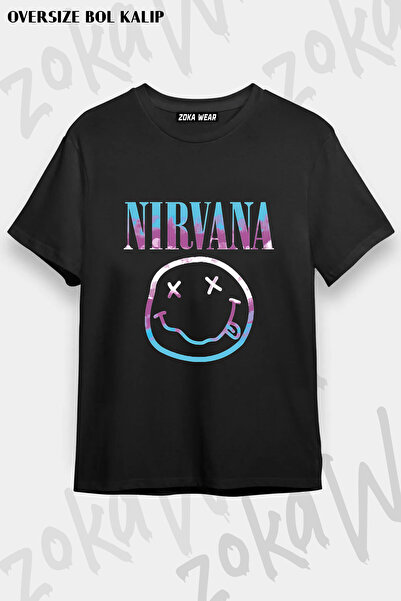 ZOKAWEAR Smile Face Nirvana Printed T-Shirt
