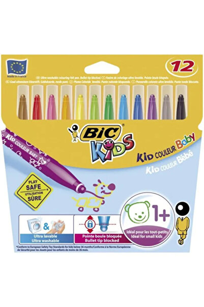 OEM Μαρκαδόροι BIC KINDS KID COULEUR παιδικοί 12 τεμάχια