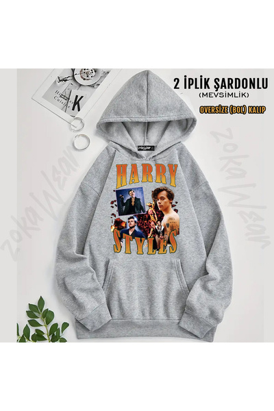 ZOKAWEAR Harry Styles Unisex Printed Hooded Sweatshirt