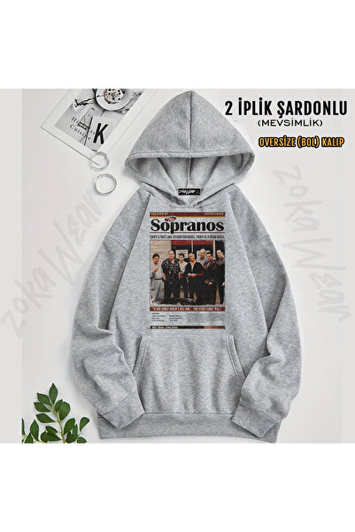 ZOKAWEAR The Sopranos Bass Printed Hooded Sweatshirt