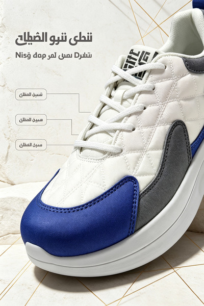 Najd Trend Mall أحذية جري خفيفة الوزن وجيدة التهوية للرجال، أحذية رياضية مبطنة بنعل ناعم ومضاد للانزلاق، أحذية تدريب للصالة الرياضية