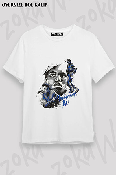 ZOKAWEAR Muhammad Ali Printed Cotton T-Shirt