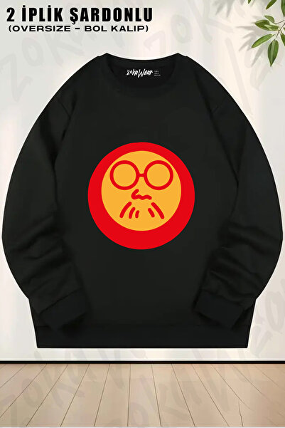 ZOKAWEAR Sakamoto Days Shop Printed Crew Neck Sweatshirt