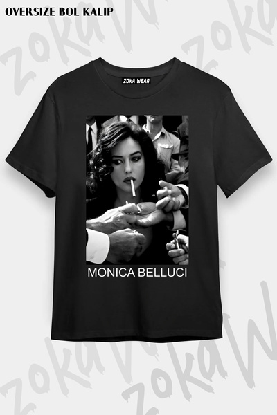 ZOKAWEAR Smoke Monica Belluci Printed T-Shirt