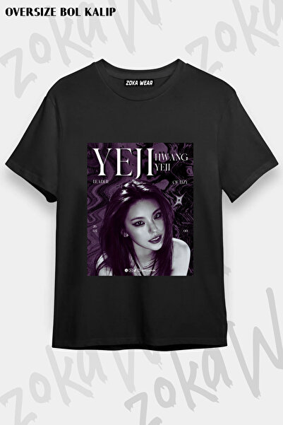 ZOKAWEAR تي شيرت مطبوع من Hwang Yeji K Pop Itzy