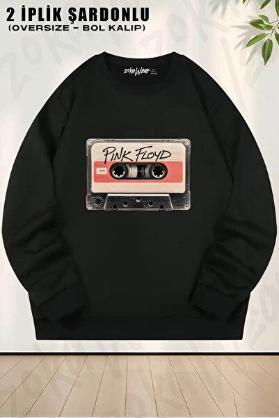 ZOKAWEAR Pink Floyd V14 Printed Crew Neck Sweatshirt