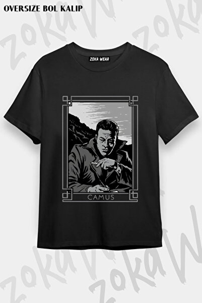 ZOKAWEAR Albert Camus Writer Printed T-Shirt