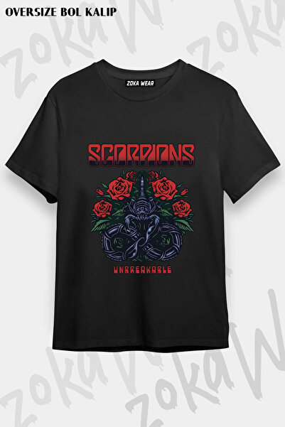 ZOKAWEAR Scorpions Unbreakable Rock Metal Music Band Printed T-Shirt