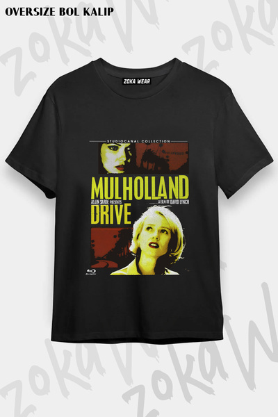 ZOKAWEAR Poster Mulholland Drive David Lynch Printed T-Shirt
