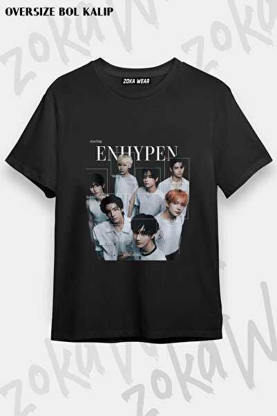 ZOKAWEAR Starring K Pop Enhypen Printed T-Shirt