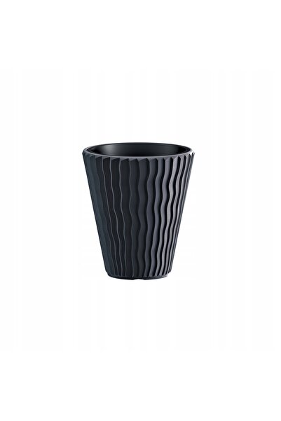 Prosperplast Ghiveci de flori Sandy 35x38cm - Antracit