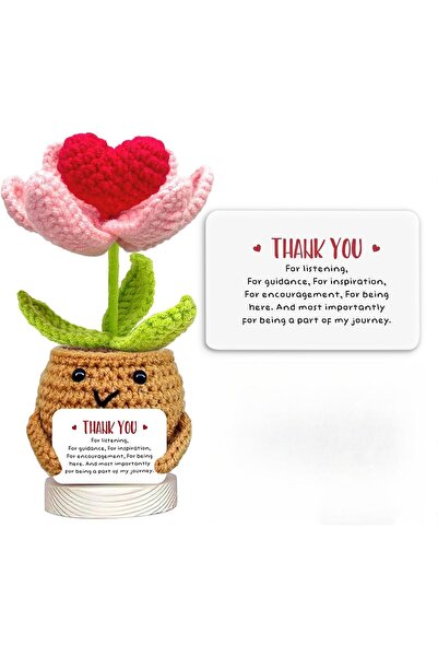 Generic Handmade Positive Tulip Flower Crochet - Never Forget The Different T...