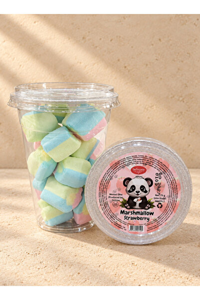 Panda Temalı Bardak Marshmallow 3 Bardak