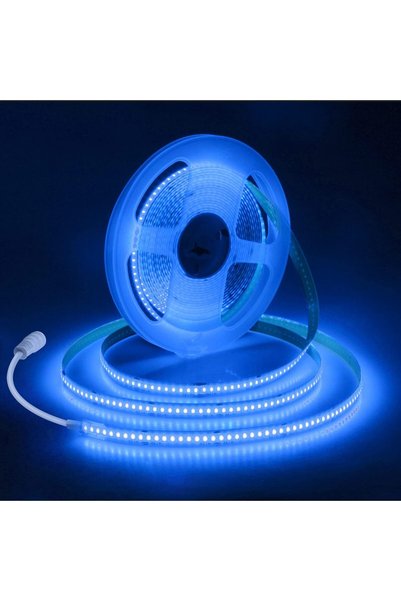 Generic شريط إضاءة LED COB 12 فولت أبيض دافئ 3000 كلفن 252 مصباح LED/متر، شري...