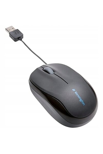 KENSINGTON Mouse mobil K72339EU Pro Fit, cablu USB retractabil de 76cm, albastru