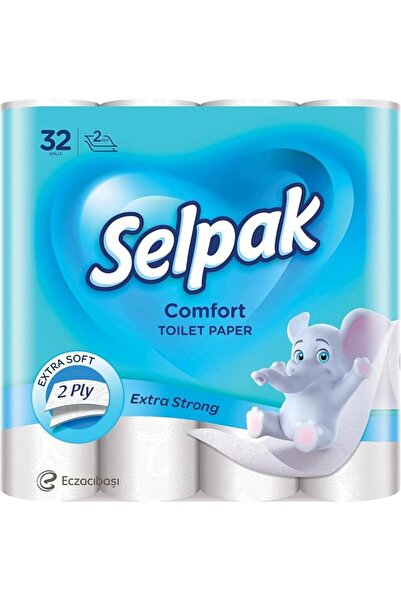 Selpak 2 Ply Toilet Paper 32 Rolls 150 Sheets