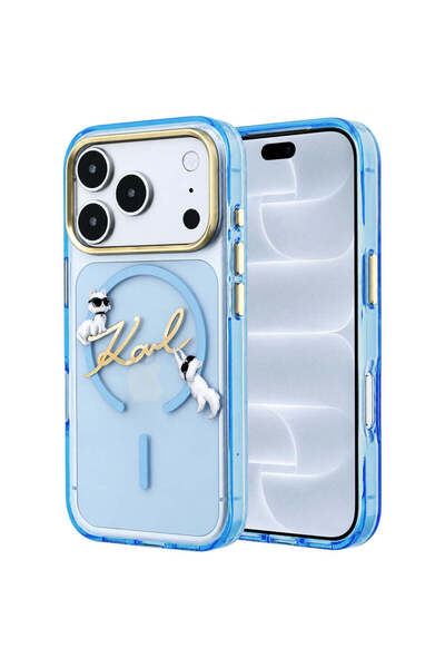 Karl Lagerfeld Калъф за iPhone 17 Pro, iPhone 18 Pro, IML Karl Script Logo Ma...