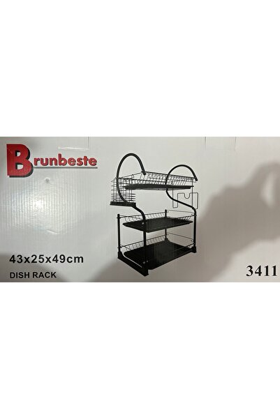 Brunbeste USCĂTOR ȘI SCURGĂTOR DE VASE CU TREI NIVELE 3411