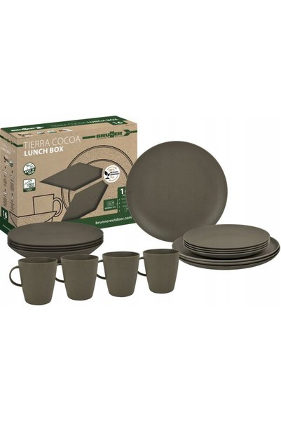 Brunner Cutie de prânz PLA Tierra Cocoa Set de cină
