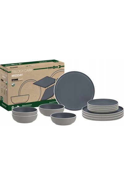 Brunner Set de masă din melamină Trilogia de prânz Întunecată