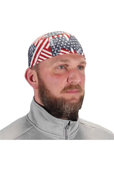 GENERAL Ergodyne Chill Its 6630 Skull Cap, Lined with Terry Cloth Sweatband, ...
