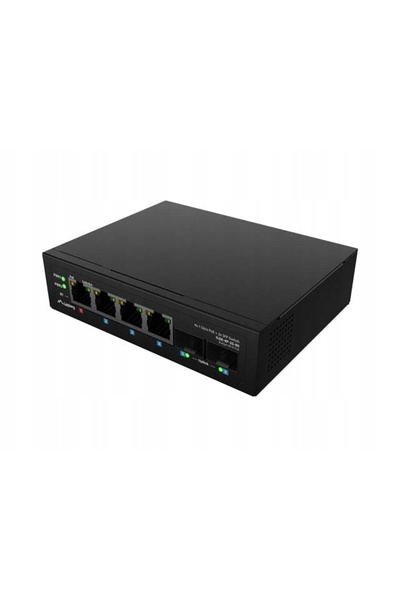 Lanberg ILGE-4P-2S-90 Switch Ethernet Gigabit POE industrial ușor