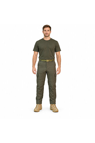 Silyon Askeri Giyim Haki Su Geçirmez Softshell Taktik Pantolon Kapaklı Kargo ...