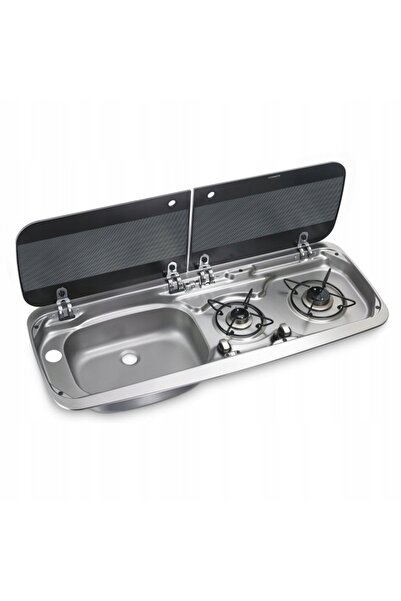 Dometic Aragaz cu două arzătoare cu chiuvetă și capac HSG 2370 L