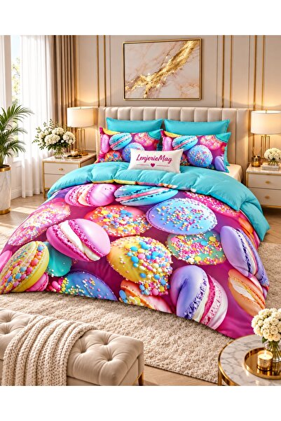 East Comfort Finet Premium Duvet Cover Set 6 Pieces with 5D Stretchy STT17