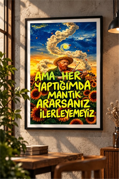 Söz Temalı Çerçeve Görünümlü Mdf Tablo