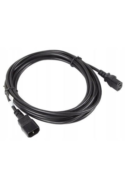 Lanberg Cablu prelungitor IEC 320 C13-C14 5m VDE Negru Alimentare fiabilă PC ...