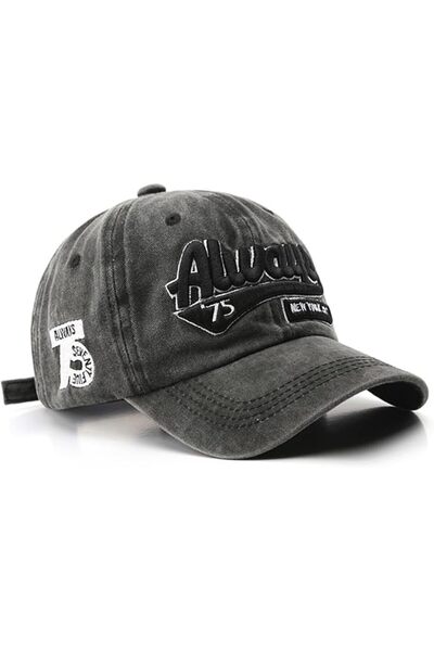 GENERAL Vintage Baseball Cap Washed Denim Trucker Cap Cotton Sun Hat Embroide...