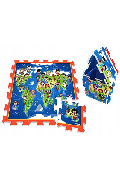 STAMP Puzzle educativ pentru copii - Covoraș din spumă cu harta lumii ZA3149