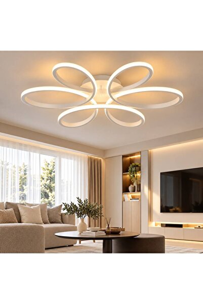 MODERN PLAFONYER PAPATYA 3 RENK AVİZE