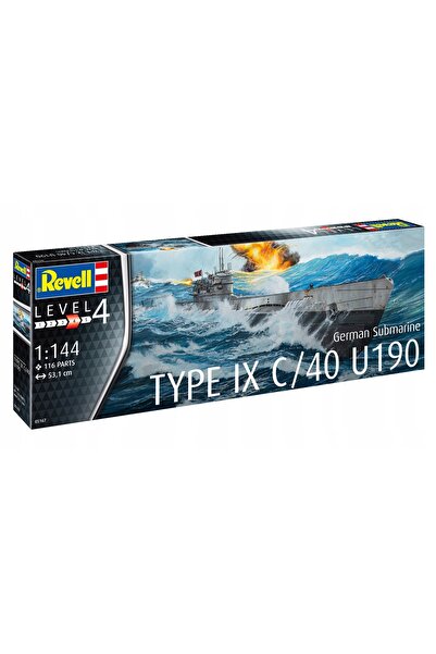 Revell 1:144 Submarin german Tip IX C/40 - 05167