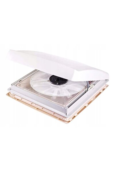 Thule Fereastră de acoperiș cu ventilator motorizat de 12V, 40x40, Alb/Crem