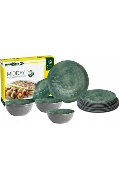 Brunner Set de masă din melamină Verde Marin Venețian de Ziua de Ziua "