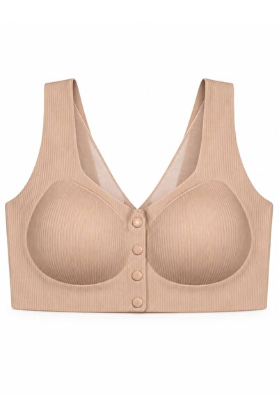 Softwearr Sutien de damă din tul, cu detaliu din tul, cu închidere prin capse...