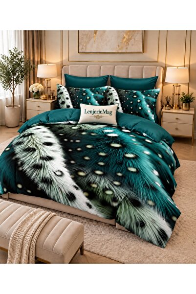 East Comfort Finet Premium Duvet Cover Set 6 Pieces with 5D Stretchy STT15