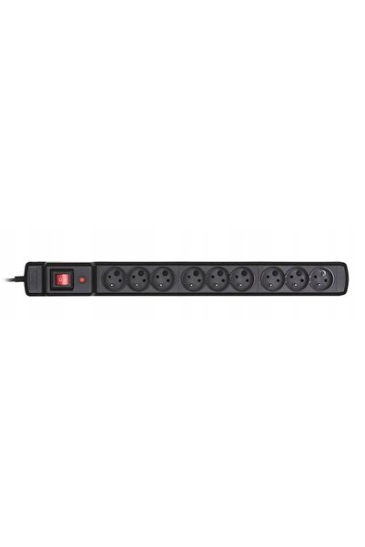 ActiveJet COMBO 9GN Prelungitor negru de 3m cu cablu
