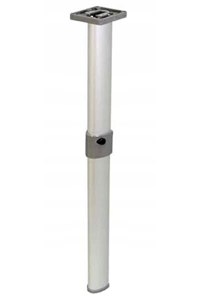 REIMO Picior de masă pliabilă de 675mm, argintiu mat