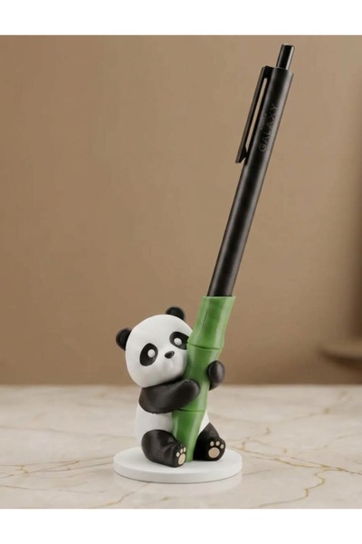 Dekoratif Panda Kalem Tutucu