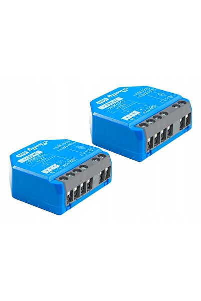 Shelly Switch Smart 1 Gen4 Albastru 2 buc. pentru Casă Inteligentă