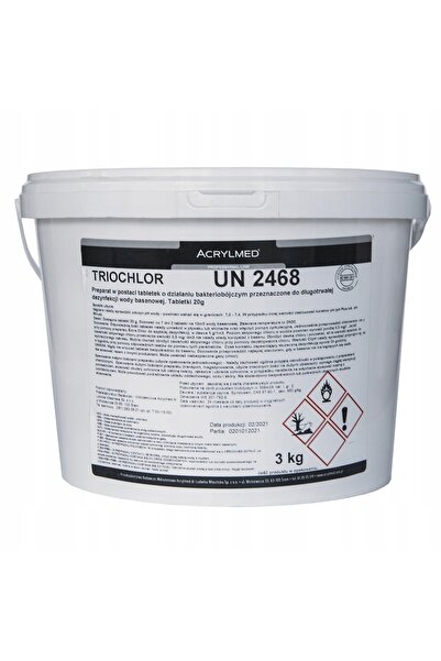 Acrylmed Tablete de clor TRIOCHLOR 20g 3kg pentru piscină