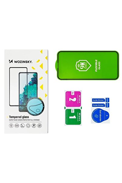 WOZINSKY Folie de sticlă iPhone 13 Mini Acoperire completă Flexi Nano Transpa...