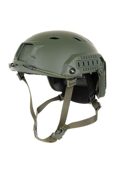 MFH Κράνος Με Ράγες Fast Paratrooper Χακί
