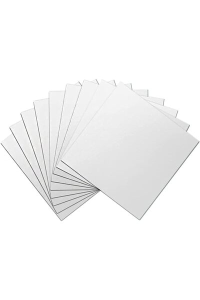 Generic 16 Pack Self Adhesive Mirror, 15x15cm Mirror Tiles,Flexible Plastic M...