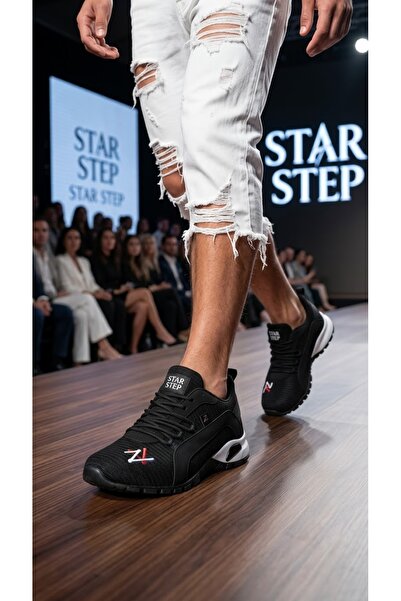 STAR STEP Unisex Lace-Up Daily Comfortable Casual Comfortable Lightweight Sof...