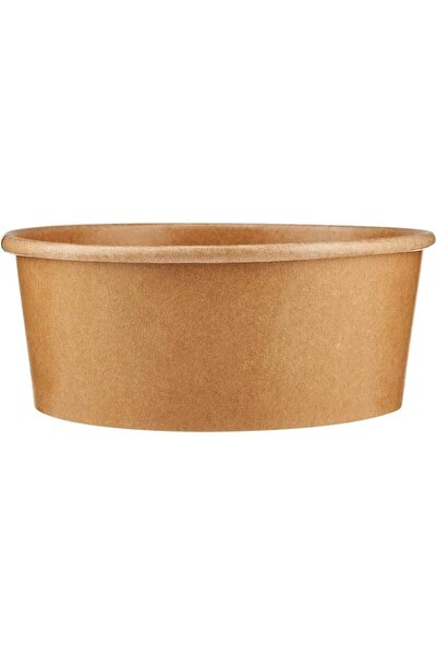 Hotpack Hot Pack Kraft Paper Lid Salad Bowls 5 Pack 34 Ounces Brown Paper Bowls